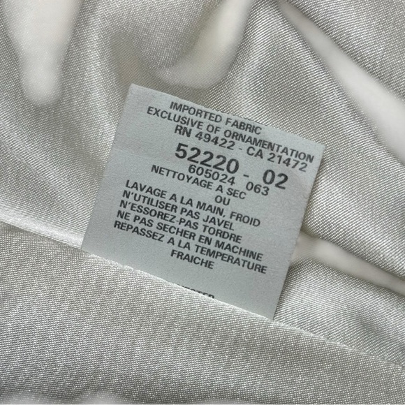 Vtg Jessica McClintock Polkadot Mini Dress Size 4 Formal Ruched Halter 90s Y2K - Picture 9 of 10